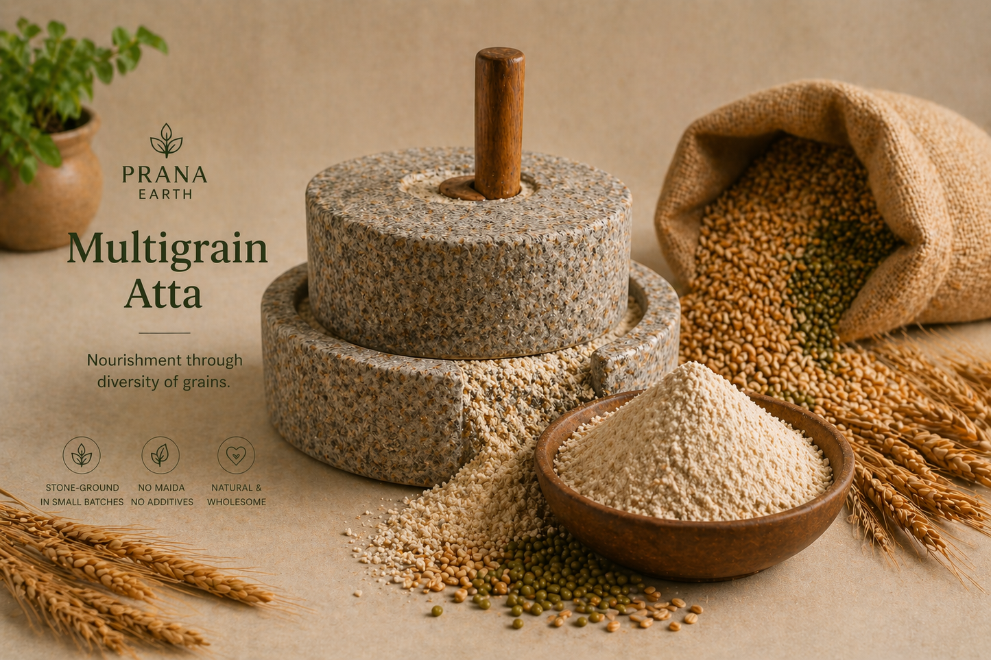 Chakki Fresh Premium Multigrain Atta  (Stone-Ground)